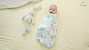 Baby Muslin Blanket 120x110cm Infant Receiving Blanket Newborn Swaddle Cotton