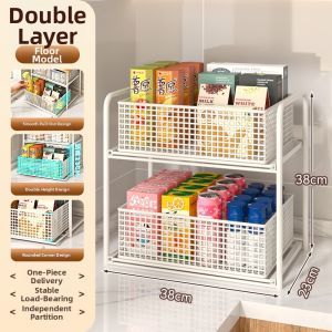 Multi-layer Drawer-style Multi-purpose Storage Rack