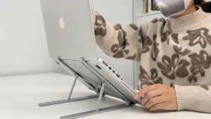 ที่วางโน๊ตบุ๊ค ที่วางแล็ปท็อป ขาตั้งพกพา ที่วางคอมพิวเตอร์โน้ตบุ๊ค Laptop Stand