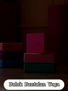 Yoga Blok Prick Pilates EVA Brick Foam Yoga Balok Alat Fitnes Yoga Alat Bantu