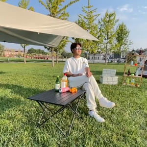 Portable Outdoor Folding Table Aluminum Alloy Camping Table Lightweight Picnic BBQ Travel【COD】