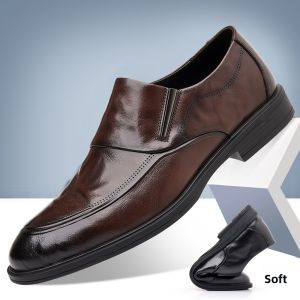 NUDANLAI | Breathable Business Derby Shoes Soft Sole Pointed Toe Casual Shoes