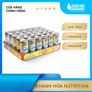 Nước Yến Sào 5% Khánh Hòa NutriFoods - Khay 30 lon x 190ml - Có Đường