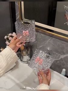 BW-C1262 Kotak Penyimpanan Serbaguna Tanpa Bor / Rak Dinding Tempat Penyimpanan Cabai Bawang Bumbu