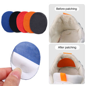 6Pcs Shoe Patch Vamp Repair Sticker Subsidy Sticky Sneaker Mesh Patch Shoes Insoles Heel Protector heel hole repair Lined Anti-Wear Heel Foot Care Tool