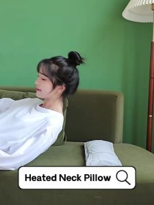 Ready Stock Mugwort USB Rechargeable U Shape Elektrik Beg Air Panas Sakit Perut Senggugut Leher Bahu Terapi Bantal Electric Hot Water Neck Support Cervical Pillow Bag Warmer Headrest Shoulder Pain Relief Stomach Period Cramp Medicine Patch Huo Luo Oil