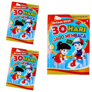 Buku Metode Kilat 30 Hari Jago Membaca 48 Halaman Paud Dan TK