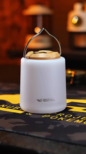 ไฟตะเกียงแค้มปิ้ง ไฟแคมป์ปิ้ง โคมไฟ LED แบบพกพา Type-C ชาร์จไฟได้ 20ชั่วโมง กันน้ำ 1200/2400mAh