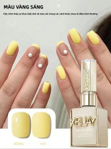 1 Chai Sơn Gel Màu Vàng Sáng 15ml Không Cần Lau Màu Trơn Phù Hợp Với Mọi Mùa Bộ Dụng Cụ Sơn Gel Cho Người Mới Bắt Đầu