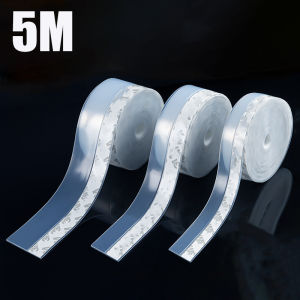 3M/5M Door Bottom Seal Strip Weather Window Rubber Seal Weatherstrip Windproof Dust Self Adhesive Door Windshield Sealing Tape