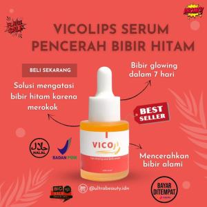 <TERLARIS> BIBIR CERAH 5 HARI HITAM KARENA MEROKOK CEPAT AMPUH DAN PERMANEN {VICOLIPS SERUM} Perawatan bibir | Pencerah bibir terbaik | Serum pemerah bibir alami | Mengatasi bibir pecah-pecah | BPOMHALAL [COD/BAYAR DITEMPAT]