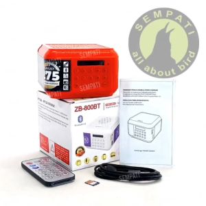 SEMPATI Audio Speaker Smart Sound Masteran Burung Playlist Isi 275 Suara Plus Remote Masteran Audio Speaker Digital Mp3 Pemasteran Burung Kicau Burung Lovebird Murai Pleci Jalak Cucak Anis Branjangan Burung Gacor Bahan Moncer Go