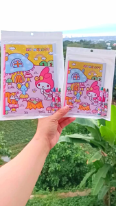 MY MELODY COLORING ACTIVITY BOOK 6 Sheets 24 Activities Waterproof Paper With 3 Crayons Loot Bag For Kids Gift Birthday 24 Fun Activities