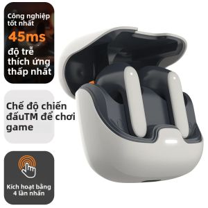 Tai Nghe Không Dây Bluetooth 5.4 TWS Độ Trễ Cực Thấp Micro Kép Khử Tiếng Ồn ENC Âm Thanh Động Trong Tai