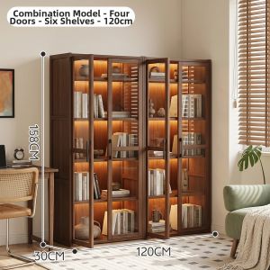ZHUSHANXIA | Floor-standing Display Bookcase With Door