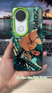 เคส Vivo V50 V40 V30 5G กันกระแทกอะนิเมะเรื่องวันพีช V50 Vivo Luffy Zoro เคลือบแข็งป้องกันการเคสโทรศัพท์สแกนลายนิ้วมือ