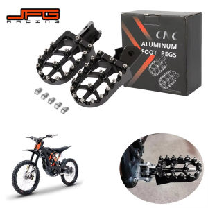 CNC Footpeg Foot Pedal Pegs Rests Footrests For Surron Lightbee S X For Talaria Sting MX3 MX4 Electric Dirt Bike E-bikes