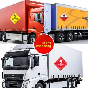 ZHANXIAO | Flammable Gas And Corrosive Hazard Warning Sign
