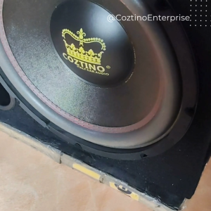 Coztino 38mm ASV Coil Paper Cone 12 inch Subwoofer with Box