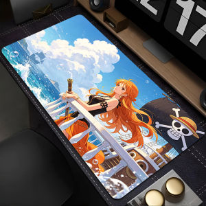 Bandai | Mouse Pad one piece Nami Anime Desk Mat Computer Keyboard Pad Gaming Cabinet PC Accessories Carpet Large Game Rubber Mousepad
