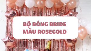 Bộ dây bong bóng trang trí tiệc chia tay độc thân nhiều màu ctdt22