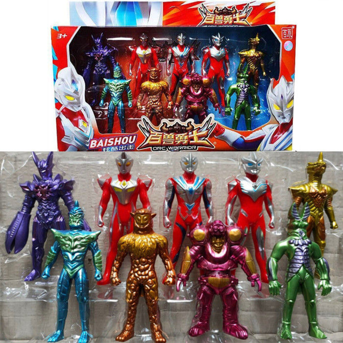 Cool Static Model Set คุณภาพสูง ชุดตัวละครการ์ตูน Ultraman สำหรับ ...