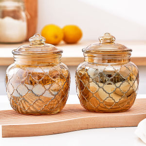 Multifunctional Glass Storage Jar Large