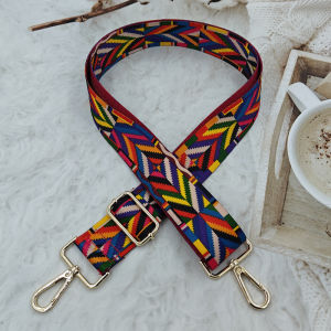 สายสะพายไหล่พิมพ์ลายทันสมัยและเรียบง่าย สายกระเป๋าแบบปรับได้และเปลี่ยนได้ อุปกรณ์เสริมสำหรับกระเป๋าเดินทางแบบพกพา