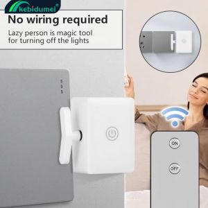 Kebidumei Home Controller Remote Switch Remote Button Pusher For Smart Button Pusher White ABS Switch Robot