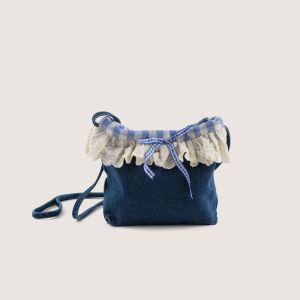 Childrens Plaid Crossbody Bag
