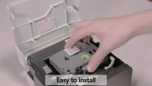 BYZ TAPE TZe221 9mm 5 Pack  Black On White Tze-221 Tze221 Tze 221 tze221 TZE221 Label Compatible for Brother P-Touch Maker