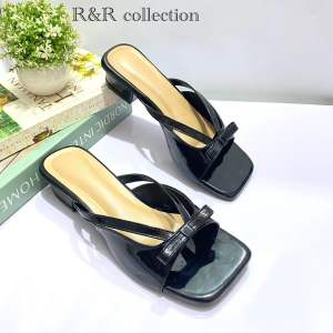 Sandal Wanita Heels 3 cm Sendal kekinian sandal hak tahu/pormal/casual