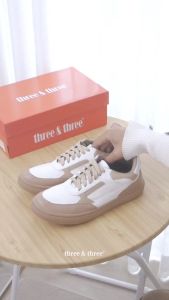 THREE & THREE - Sepatu Casual Slip On Sneaker Loafer Wanita CR881