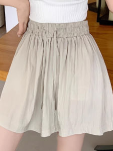 Ice Silk Quick Dry Wide Leg Pants Shorts Women Summer High Waist Slimming Small Size Loose Large Casual Breathable Sports Pants