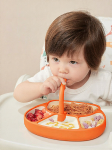 lovemami | Silicone Baby Sectional Plate with Suction