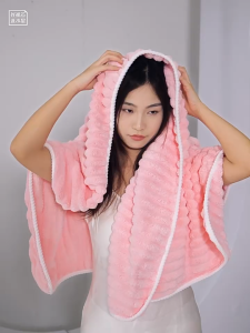 Tawii. Coral Fleece Bath Towel Super Absorbant Candy Color High Quality Thick Towel Set