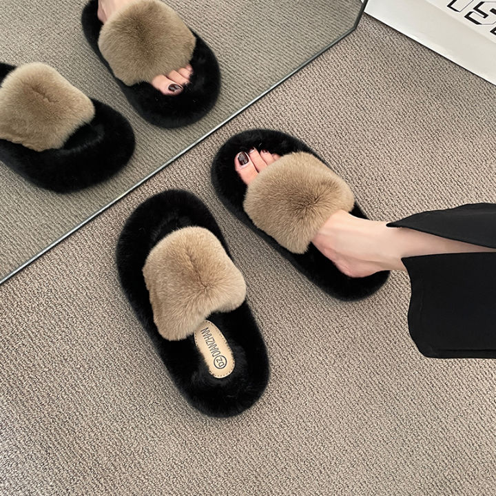 fluffy slippers