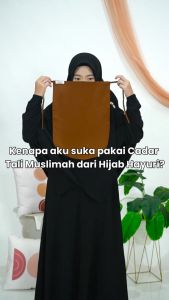 Cadar Niqab Wolfis Woolpeach / Cadar Wanita Muslimah / Cadar Tali by Hijab Hayuri
