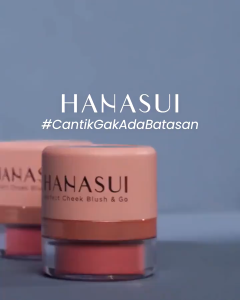 ❤️Ruby & Laura❤️Hanasui Perfect Cheek Blush & Go Powder Wajah Tampak Lebih Cerah Dan Segar - Pink & Peach