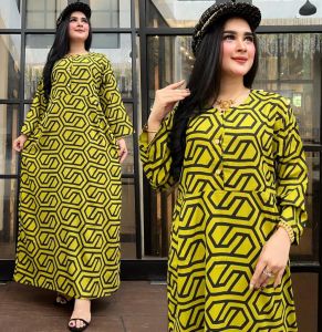 Longdress lengan panjang xl ld 110 Daster lengan panjang Bahan adem kekinian