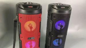 ลำโพงบลูทูธ ที่การันตี เสียงไม่หอน มีไฟLED ลำโพงเสียงดี สามา 2 ตัว แถมฟรี ไมโครโฟน