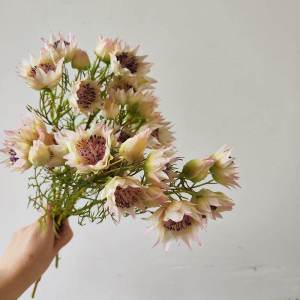 High Quality Artificial Flowers Moon Beauty Gentle Colors Home Decor Floral Arrangement Artist Flower Pot Arrangement