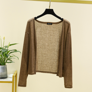 Áo Khoác Cardigan Mỏng Mùa Hè Chống Nắng Cho Nữ Tay Dài Dáng Rộng Đa Năng Màu Trơn Thường Ngày Mùa Hè 2023