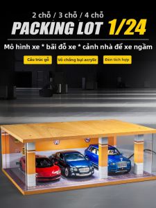 ZIOMIYSTAR | Mô Hình Gara Đỗ Xe Ô Tô Chân Thực Tỷ Lệ 1:24