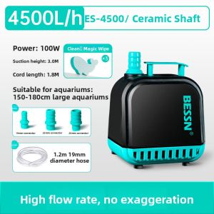 BESSN | Submersible Bottom Suction Water Pump with Filtration and Waste Removal