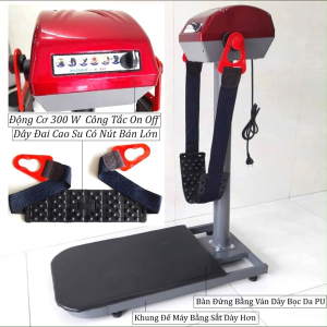 Máy Rung Giảm Mỡ Bụng Đứng M 140 Dây Đai Nút : Mẫu 2026 Công Suất 300W Bảo Hành Đổi Mới 24 Tháng
