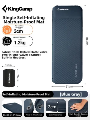 Kingcamp | Camping Air Mattress Sleeping Pad Portable Auto-Inflatable