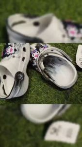 KUROMI Tie Dye Clogs for Kids with jibits