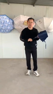 ✅24ribs automatic umbrella wind-resistant large-reinforced folding umbrella/small umbrella/fibrella