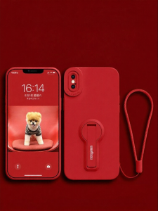 GGUU | Ốp Lưng Chống Sốc Dạng Lỏng Silicone Cao Cấp Mới Thu/Đông Có Đế Đỡ